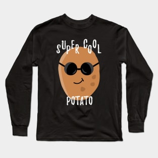 I'm a super cool potato / I am a supercool potato - food Long Sleeve T-Shirt